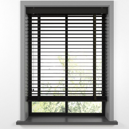 50mm Dark Brown Farywood Blinds