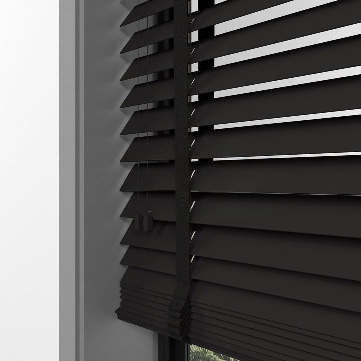 50mm Dark Brown Farywood Blinds