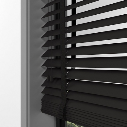 50mm Dark Brown Farywood Blinds