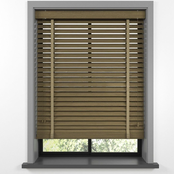 50mm Oakwood Farywood Blinds