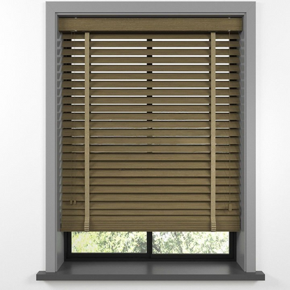50mm Oakwood Farywood Blinds
