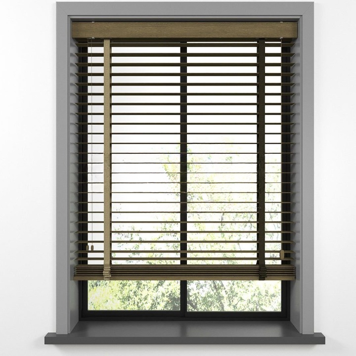 50mm Oakwood Farywood Blinds