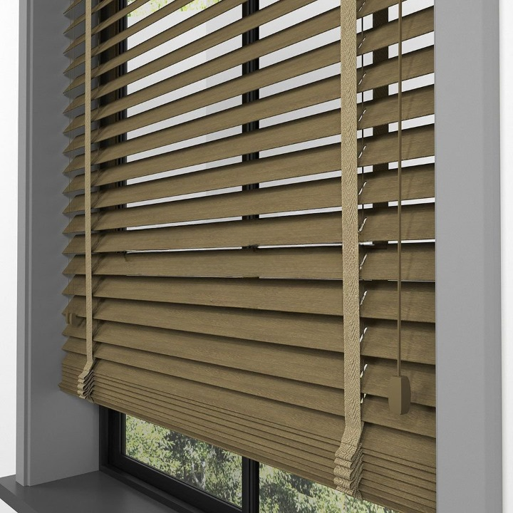 50mm Oakwood Farywood Blinds