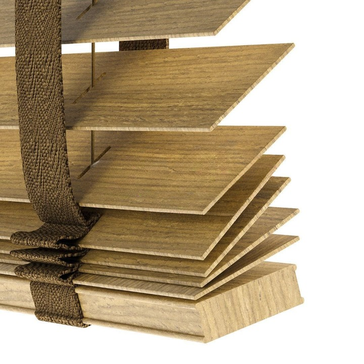 50mm Amber Luxury Wood Blinds