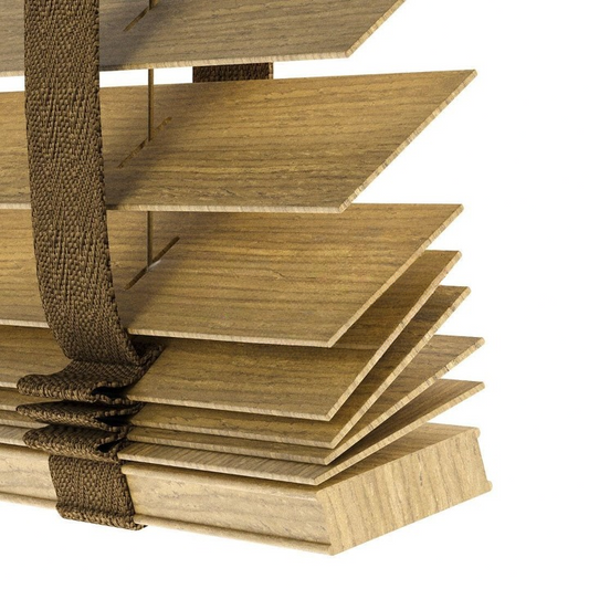 50mm Amber Luxury Wood Blinds