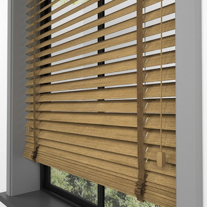 50mm Amber Luxury Wood Blinds