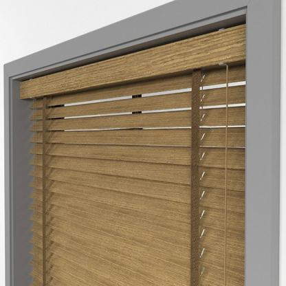 50mm Amber Luxury Wood Blinds
