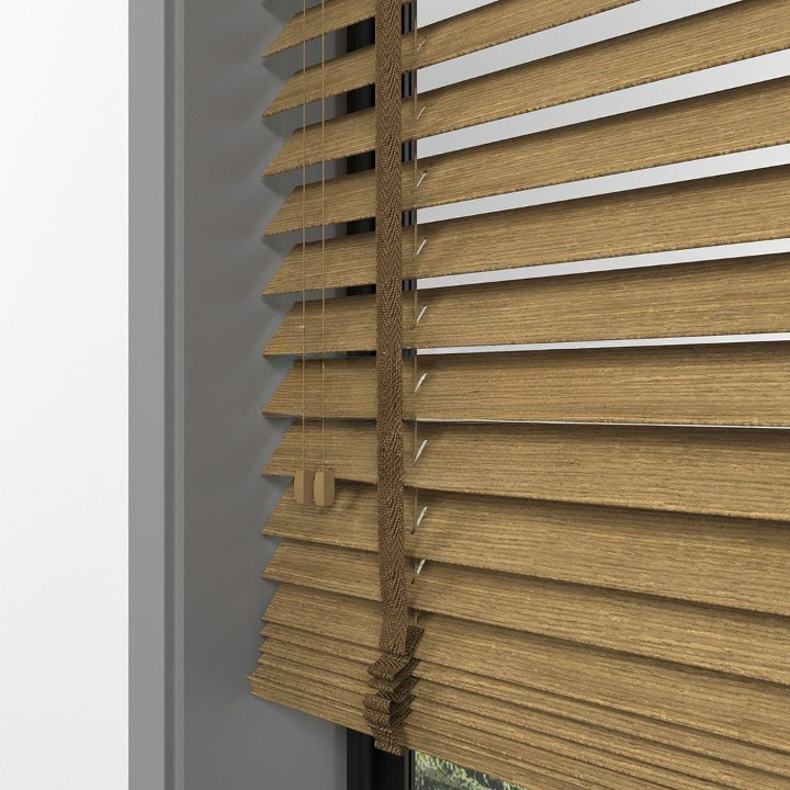 50mm Amber Luxury Wood Blinds