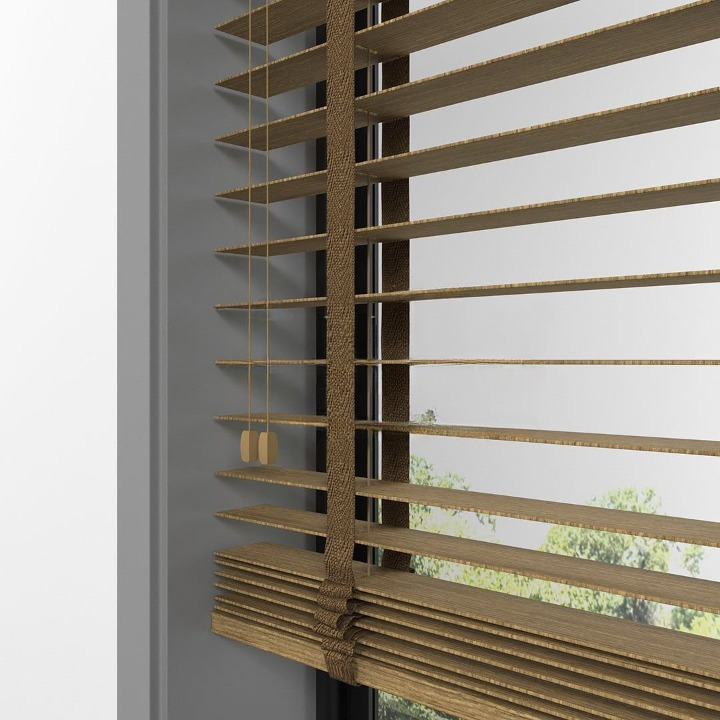 50mm Amber Luxury Wood Blinds