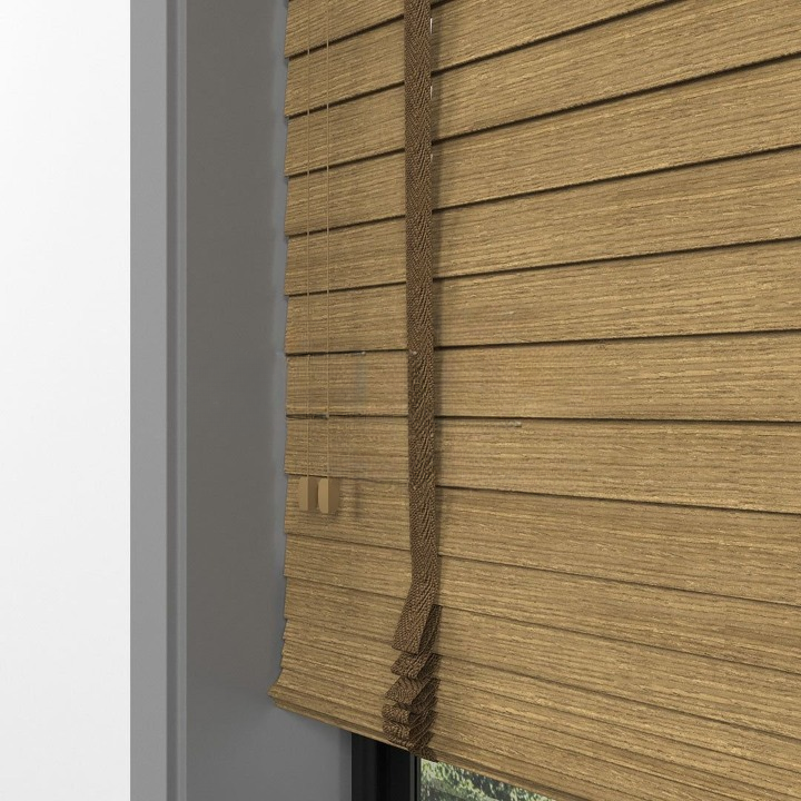 50mm Amber Luxury Wood Blinds