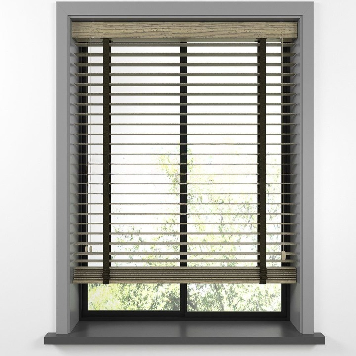 50mm Bark Luxury Wood Blinds