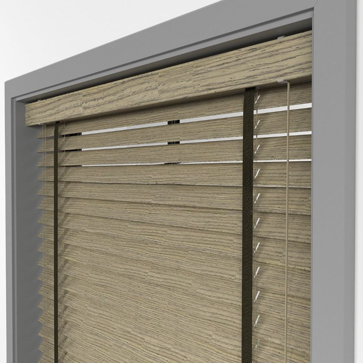 50mm Bark Luxury Wood Blinds