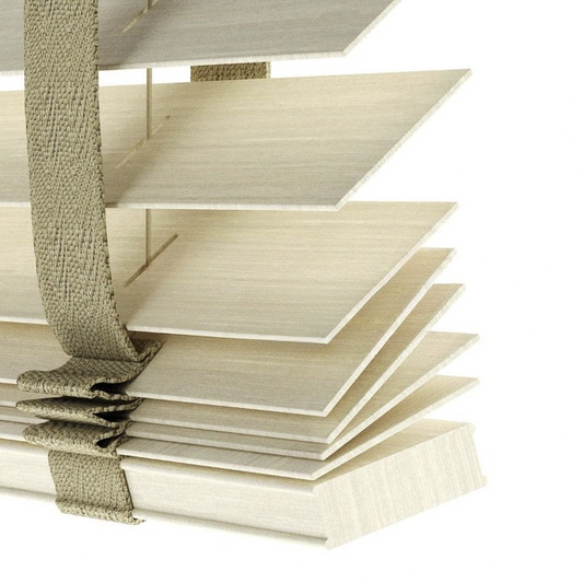 50mm Camel Luxury Wood Blinds