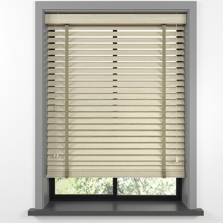 50mm Camel Luxury Wood Blinds