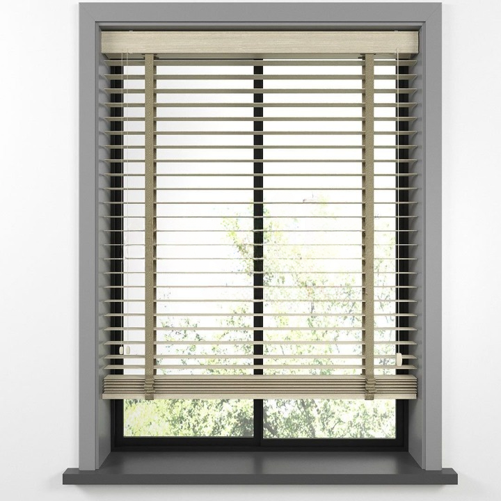 50mm Camel Luxury Wood Blinds