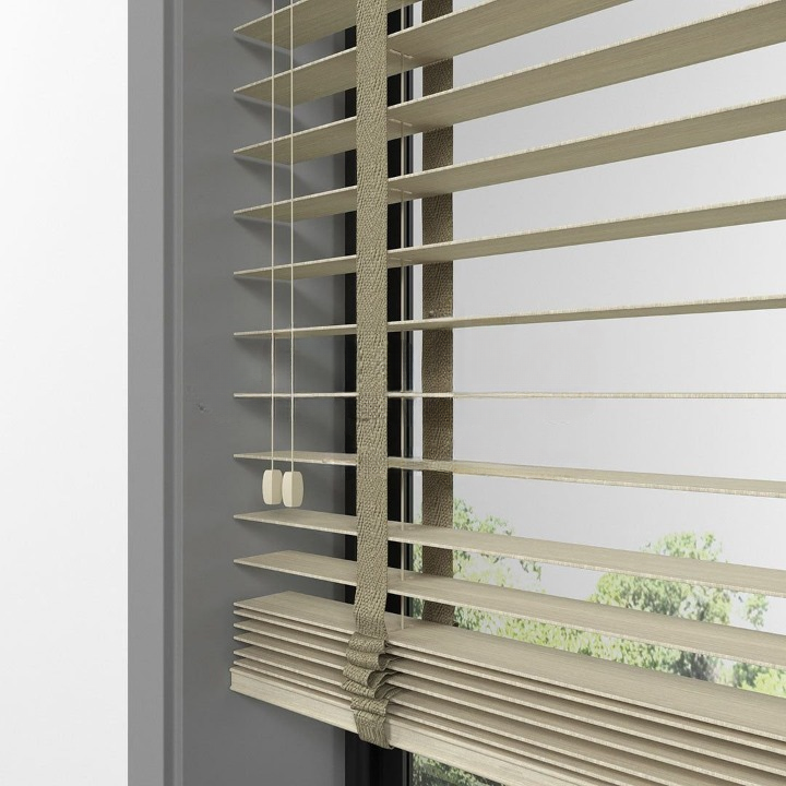 50mm Camel Luxury Wood Blinds