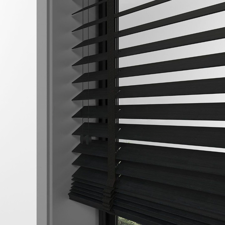 50mm Charcoal Luxury Wood Blinds