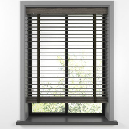 50mm Cinder Luxury Wood Blinds