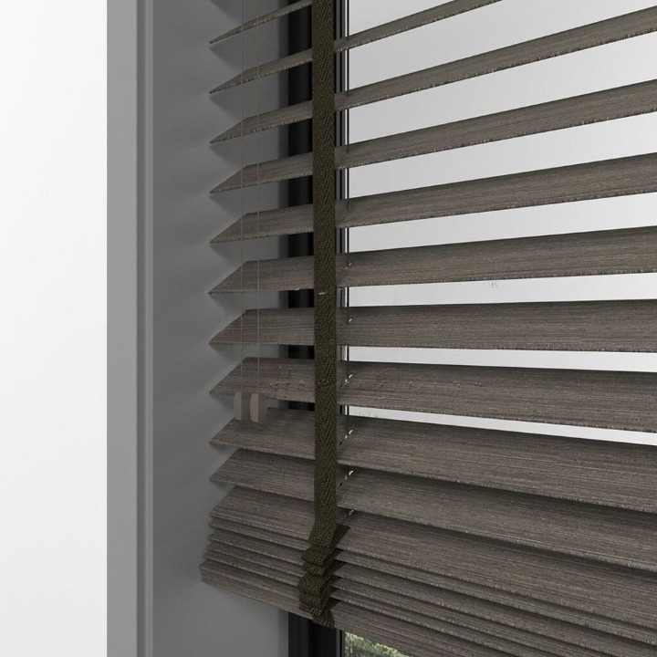 50mm Cinder Luxury Wood Blinds