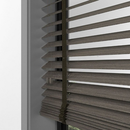 50mm Cinder Luxury Wood Blinds