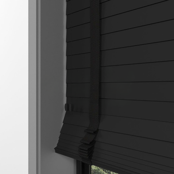 63mm Black Basswood Blinds