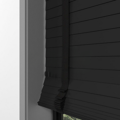 63mm Black Basswood Blinds