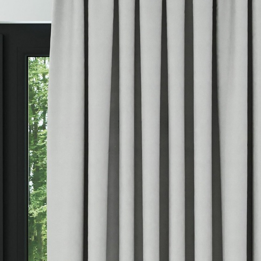 Light Grey Thermal Insulated Blackout Curtains