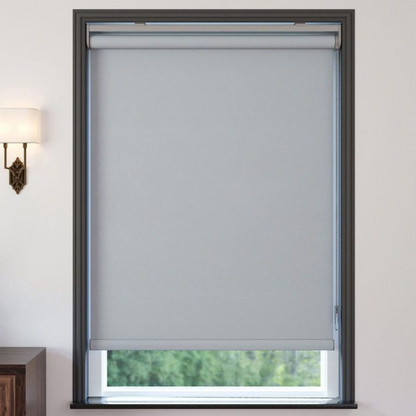 Light Grey Blackout Roller Blinds