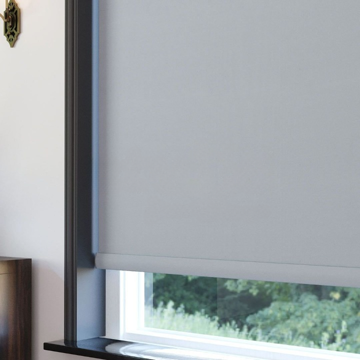 Light Grey Blackout Roller Blinds