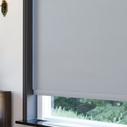 Light Grey Blackout Roller Blinds
