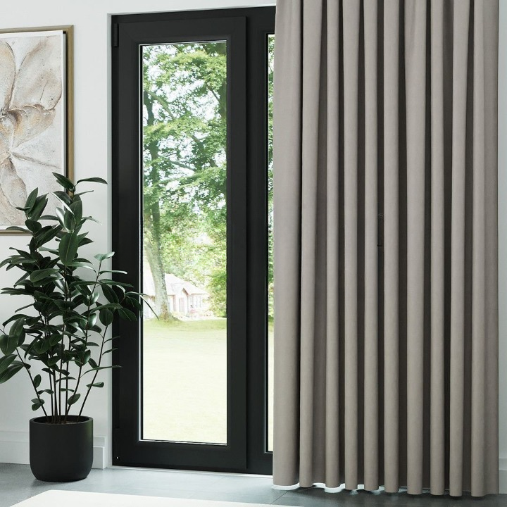 Light Stone Thermal Insulated Blackout Curtains