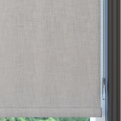 Light Mink Linen Textured Blackout Roller Blinds