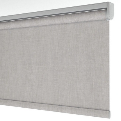 Light Mink Linen Textured Blackout Roller Blinds