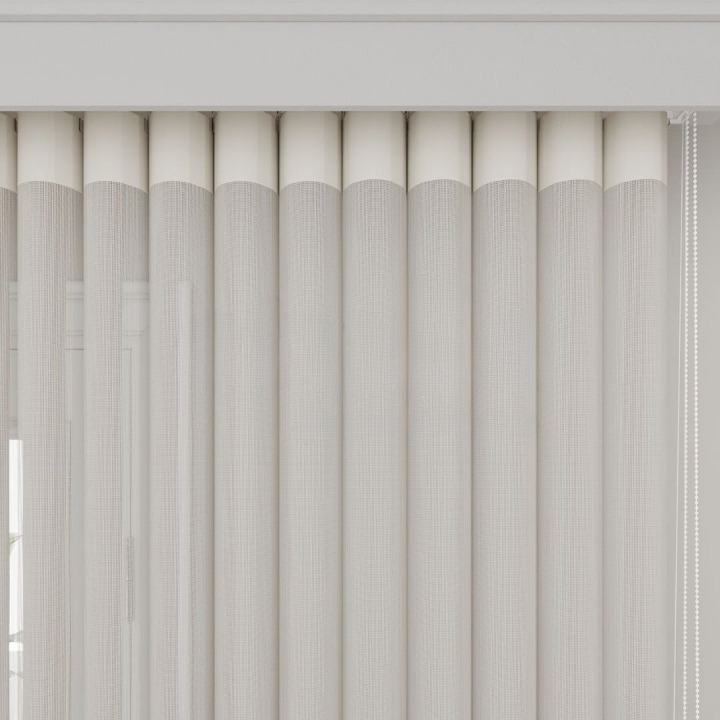 Algar Light Mink Vertical Sheer Blind