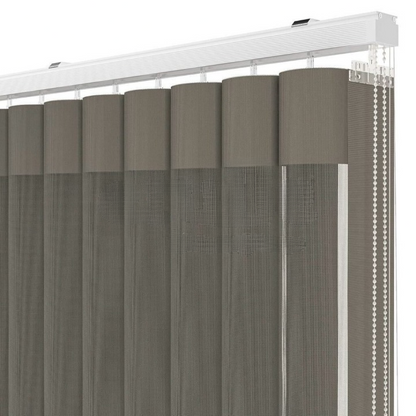 Alley Light Brown Vertical Sheer Blind