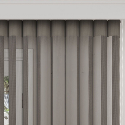 Alley Light Brown Vertical Sheer Blind