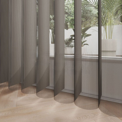 Alley Light Brown Vertical Sheer Blind