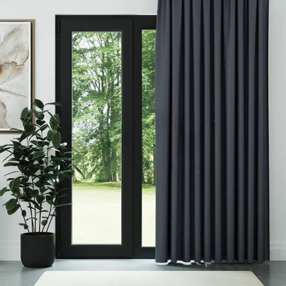 Anthracite Grey Room Darkening Blackout Curtains
