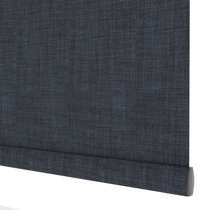 Anthracite Linen Textured Blackout Roller Blinds