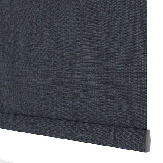 Anthracite Linen Textured Blackout Roller Blinds