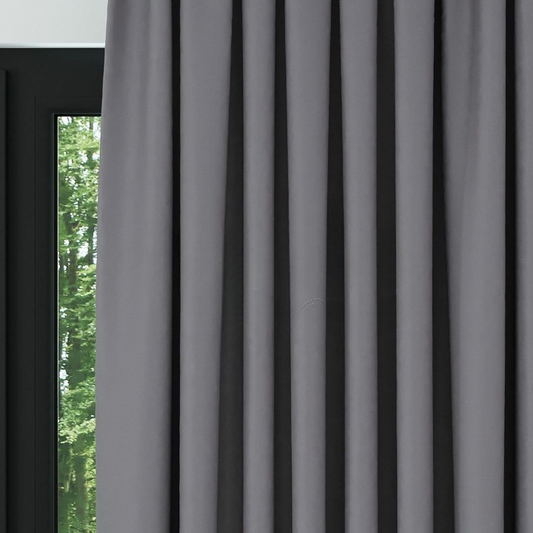 Medium Grey Thermal Insulated Blackout Curtains