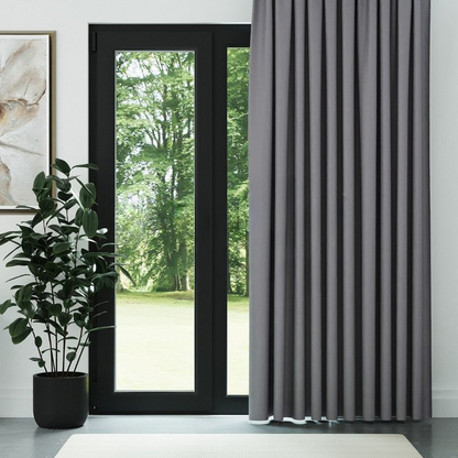 Medium Grey Thermal Insulated Blackout Curtains