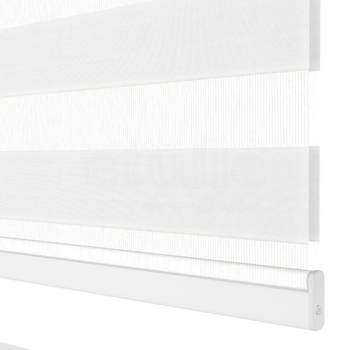 White Plain Zebra Roller Blind