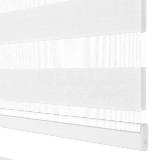 White Plain Zebra Roller Blind