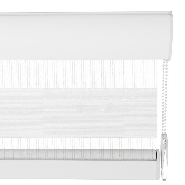 White Plain Zebra Roller Blind