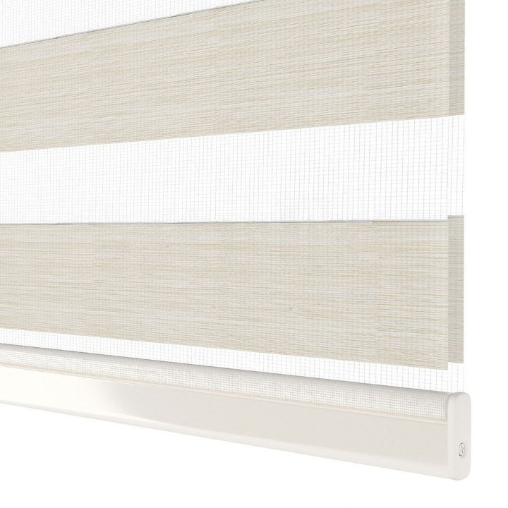 Cream Plain Zebra Roller Blind