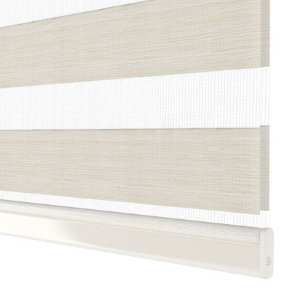 Cream Plain Zebra Roller Blind