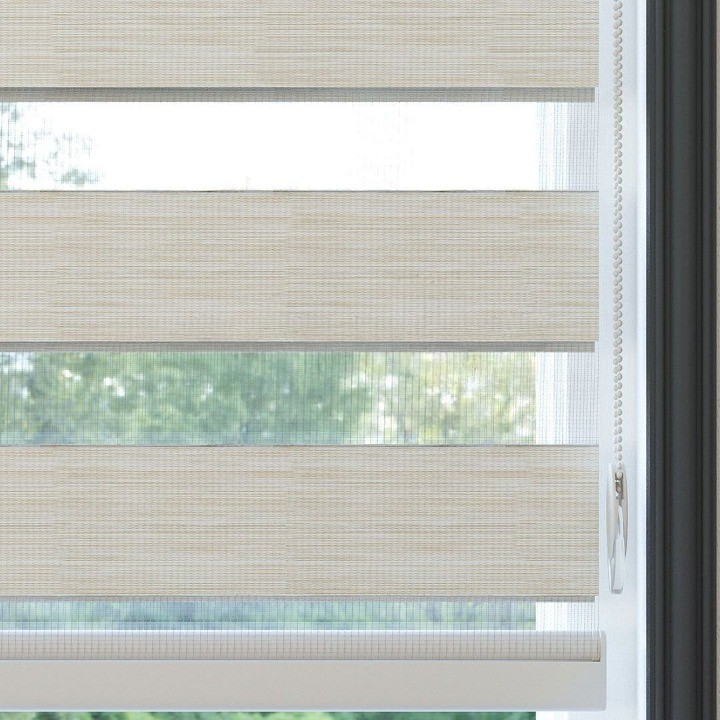 Cream Plain Zebra Roller Blind