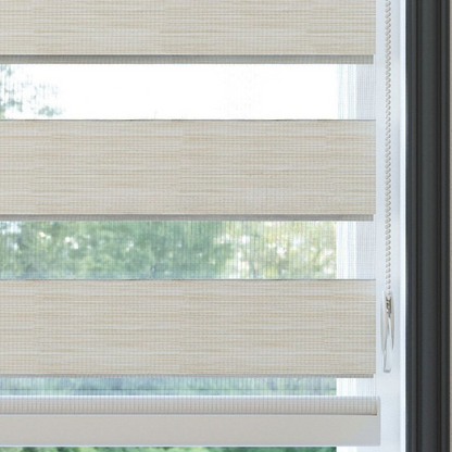 Cream Plain Zebra Roller Blind