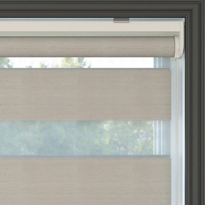 Latte Plain Zebra Roller Blind